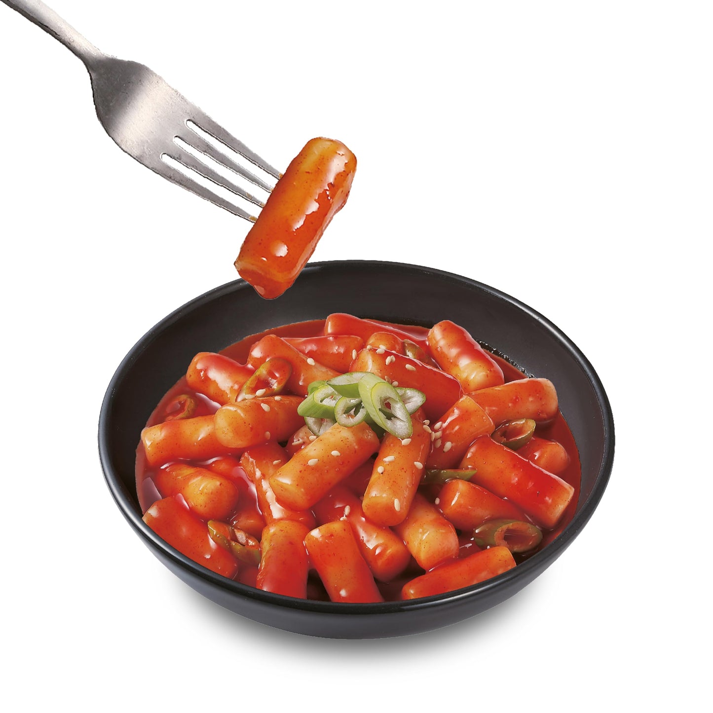 OTOKI Tteokbokki Cup, Korean Style Soft Chewy Hot Rice Cakes, Korean Street Instant Spicy Food- Quick & Easy to Prepare (Spicy,