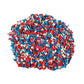 Ephvodi Star Sprinkles Patriotic Sprinkles Red White And Blue Cookie Sprinkle July 4Th Sprinkle Edible Soft Jimmies For Ice Crea