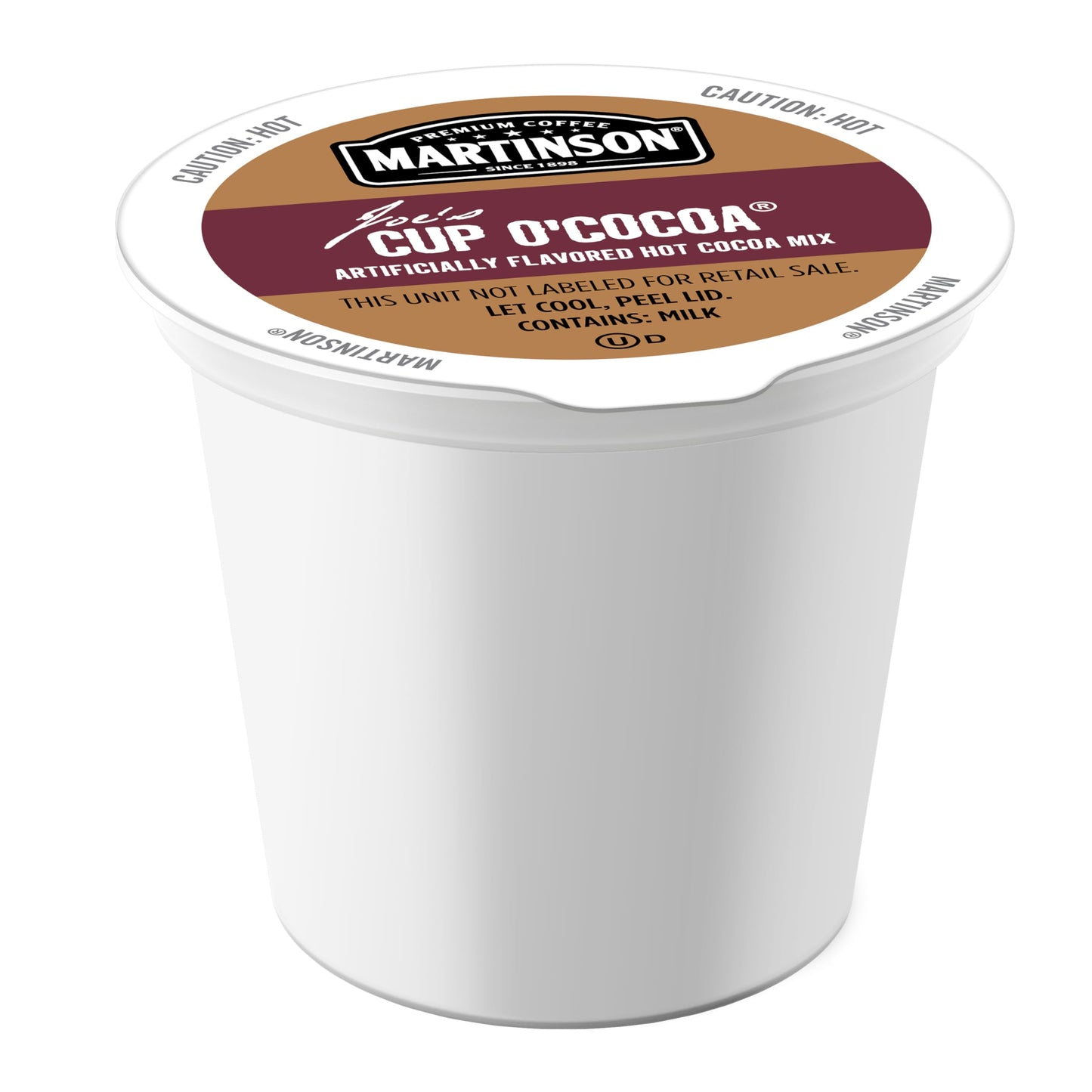 Martinson Cup O'Cocoa, Hot Cocoa Beverage, Keurig K-Cup Brewer Compatible Pods, 24 Count (Pack Of 1)