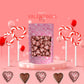 Fruidles Valentines Fudge Hearts, Holiday  , Individually Wrapped Foils, Kosher Certified Dairy (Half-Pound)