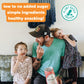 Puffworks Four Flavor Variety Pack Organic Peanut Butter Puffs (Original, Pbj, Dark Chocolate, Honey), Plant-Based Protein Snack
