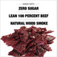 Old Trapper Zero Sugar Beef Jerky, Natural Wood Smoked, 8 Ounce Package, 14g Protein, Keto-Friendly, Model 29208T