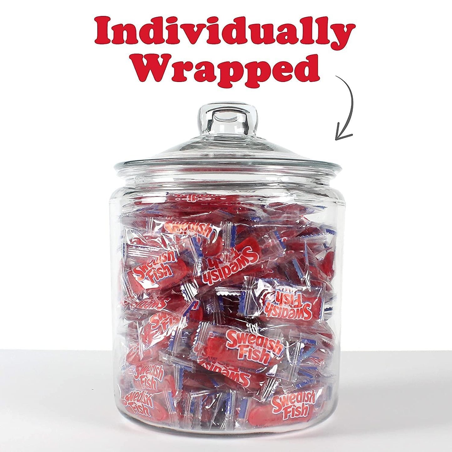 Swedish Fish Candy Snacks, 240 Pieces Box, Red, Model 00 70462 43146 00