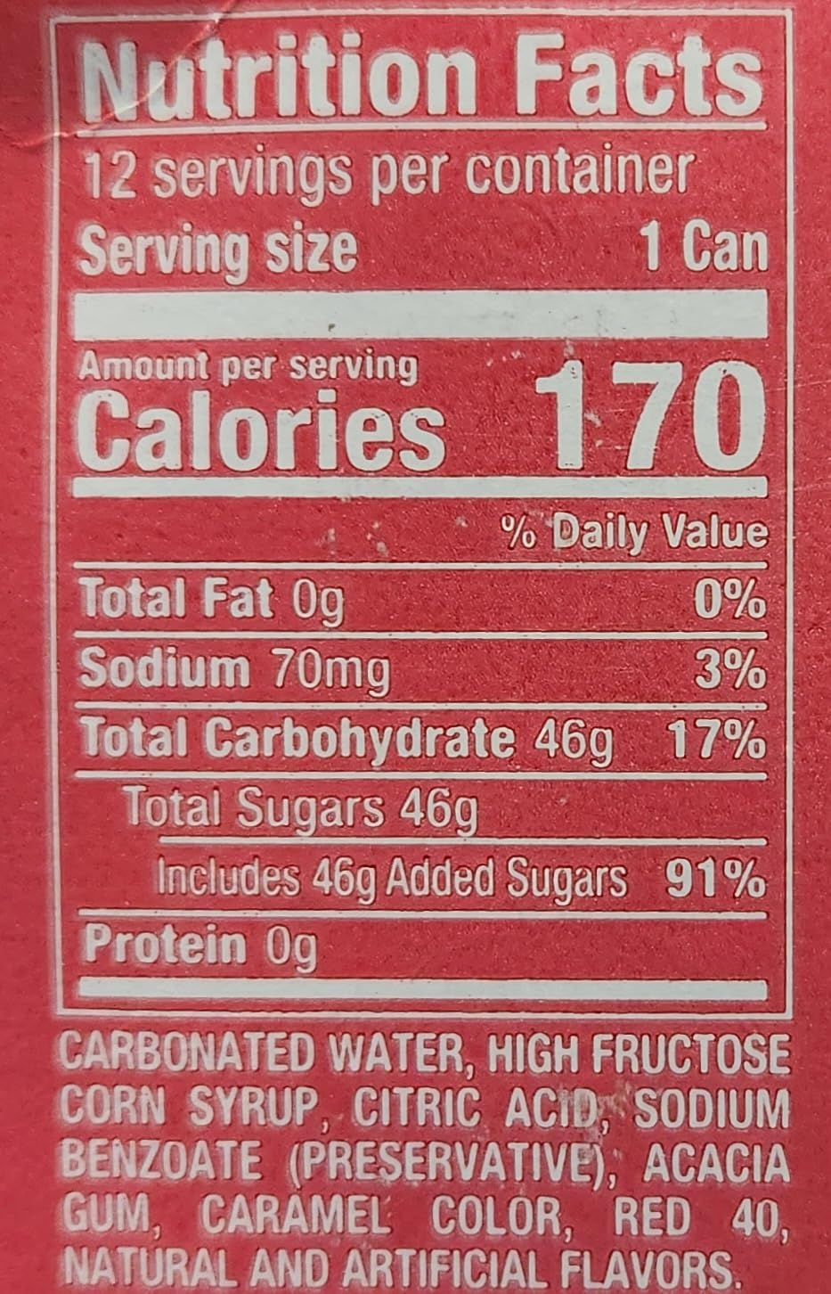 15 Pack Orange Peach Pineapple Strawberry Grape Variety Soda Pop Soft Drink Crush Cans 12oz