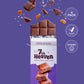 7TH HEAVEN Vegan Oat Milk Chocolate Bars with Caramel & Sea Salt, 3.5 oz, Dairy Free, Fair Trade, Kosher Parve, 4 Packs