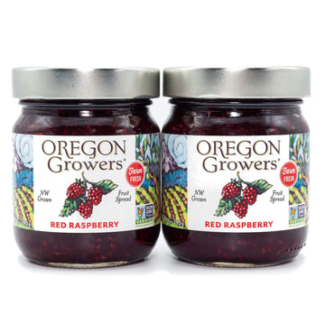 Oregon Growers Red Raspberry Fruit Spread - Organic Raspberry Jam, Organic Raspberries, Raspberry, Red Raspberry Jam Made In Ore