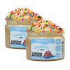 Twisted dough - 2 Pack Confetti Batter Protein Cookie Dough | Healthy Ready to Eat Dessert | 100 Grams Of Whey Protein In Each J