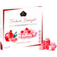 Turkish Delight With Pomegranate Flavor 16 Oz Gourmet Medium Size Snacks Gift Box | No Nuts Sweet Luxury Traditional Confectione
