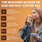 Keto Vitals Instant Keto Coffee Powder - 30 Servings - Low-Calorie Vanilla Sweetened Coffee with Keto-Friendly Creamer