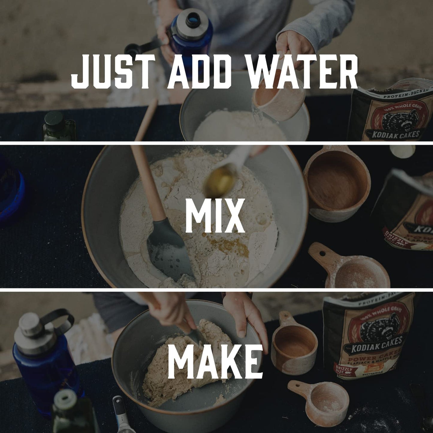 Kodiak Cakes Frontier Oat Gluten-Free Flapjack & Waffle Mix, 16 Oz (Pack Of 3)