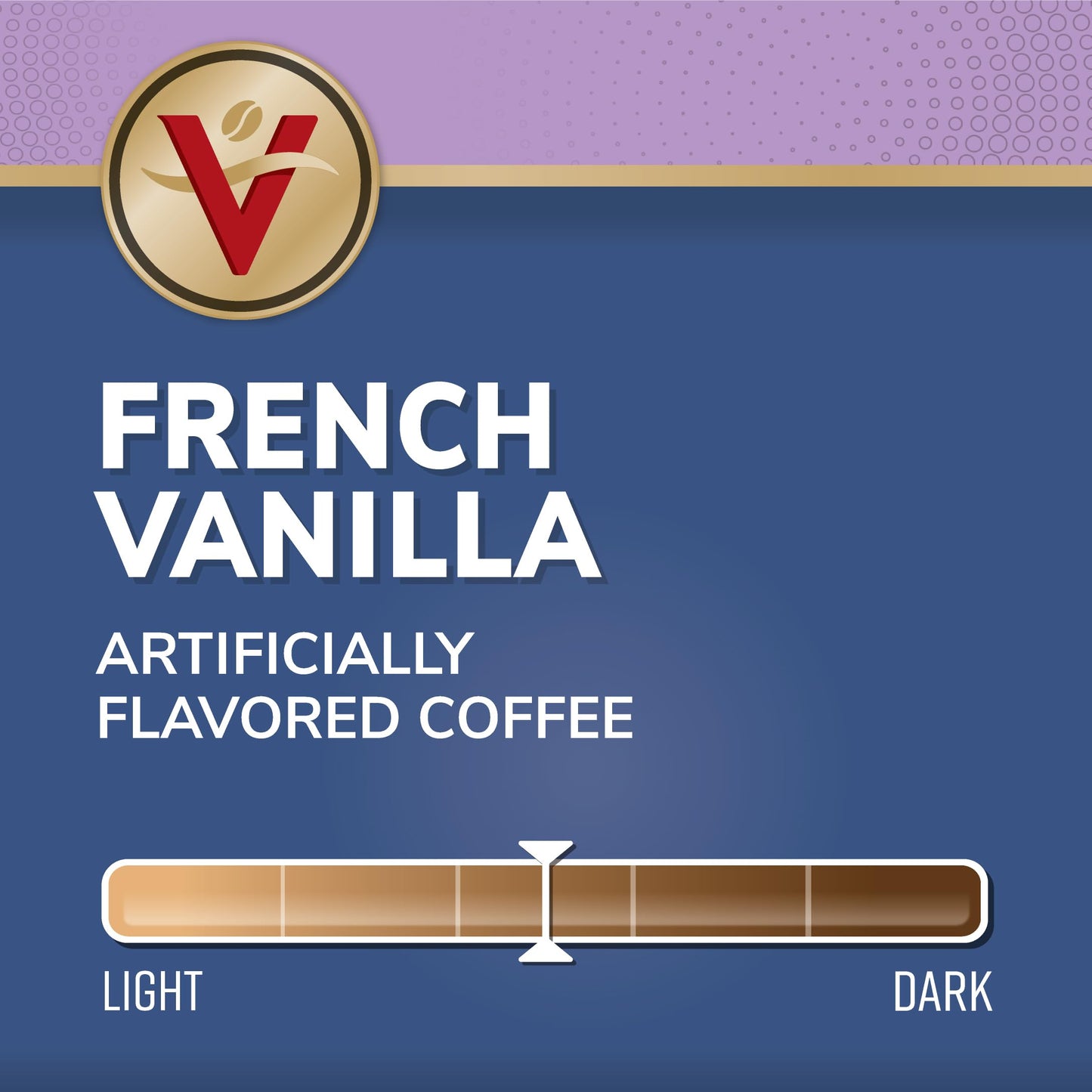 Victor Allens Coffee French Vanilla Medium Roast Coffee Pods, 42 Count, Compatible with Keurig K-Cup malt-inspired, Brown