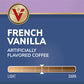 Victor Allens Coffee French Vanilla Single Serve Coffee Pods, 12 Count for Keurig, Brown
