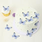 50Pcs Edible Butterfly Cake Decorations Wafer Paper Butterflies Cake Cupcake Toppers For Women Girls' Birthday Anniversary Weddi