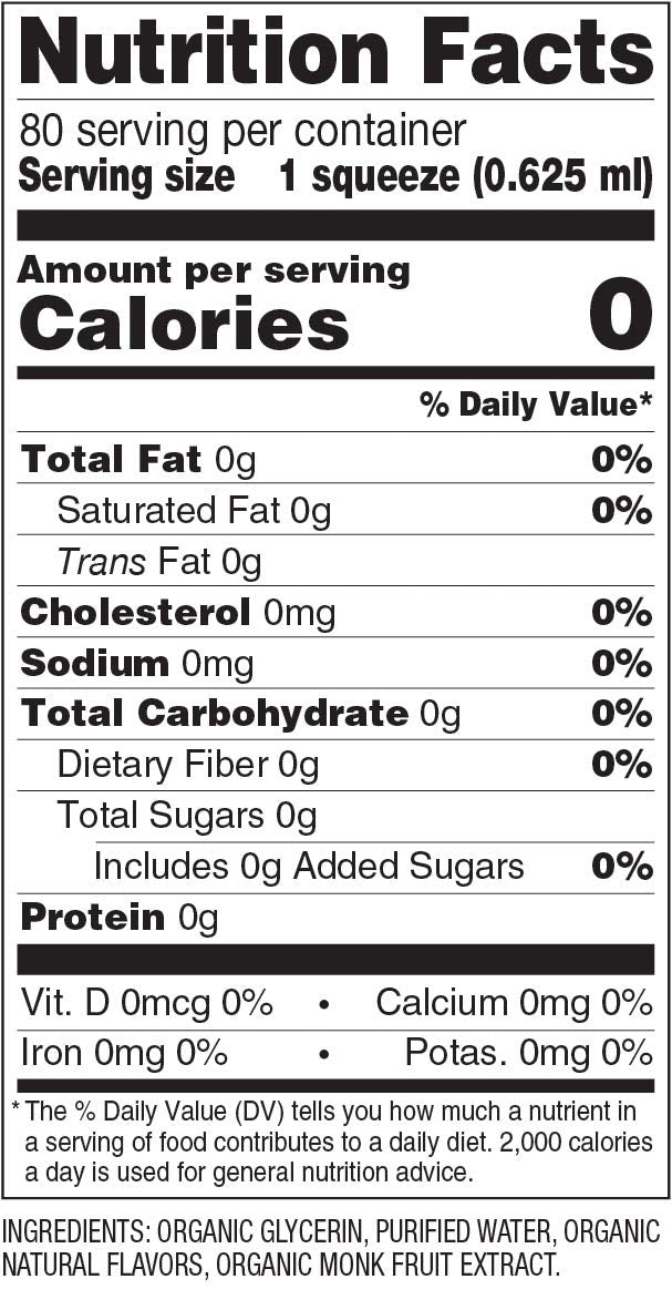 Sweetleaf Caramel Liquid Monk Fruit - Monk Fruit Liquid Sweetener Drops, Organic Monk Fruit Extract, Zero Calorie Sweetener, Sugar Free, Keto Friendly, Erythritol Free - 1.7 Fl Oz