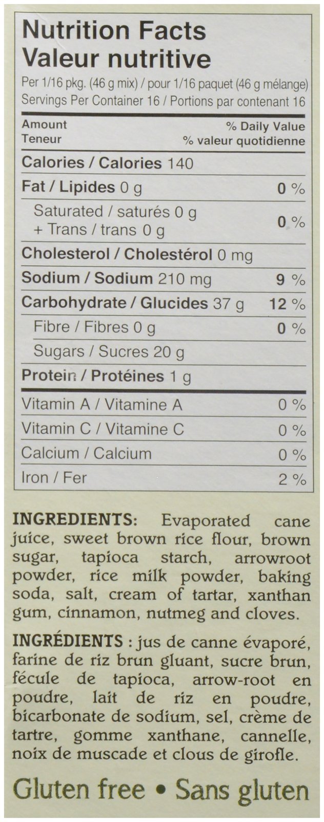 Namaste Foods Spice Cake Mix - 26 Oz