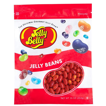 Jelly Belly Sizzling Cinnamon Jelly Beans - 1 Pound (16 Ounces) Resealable Bag - Genuine, Official, Straight From The Source