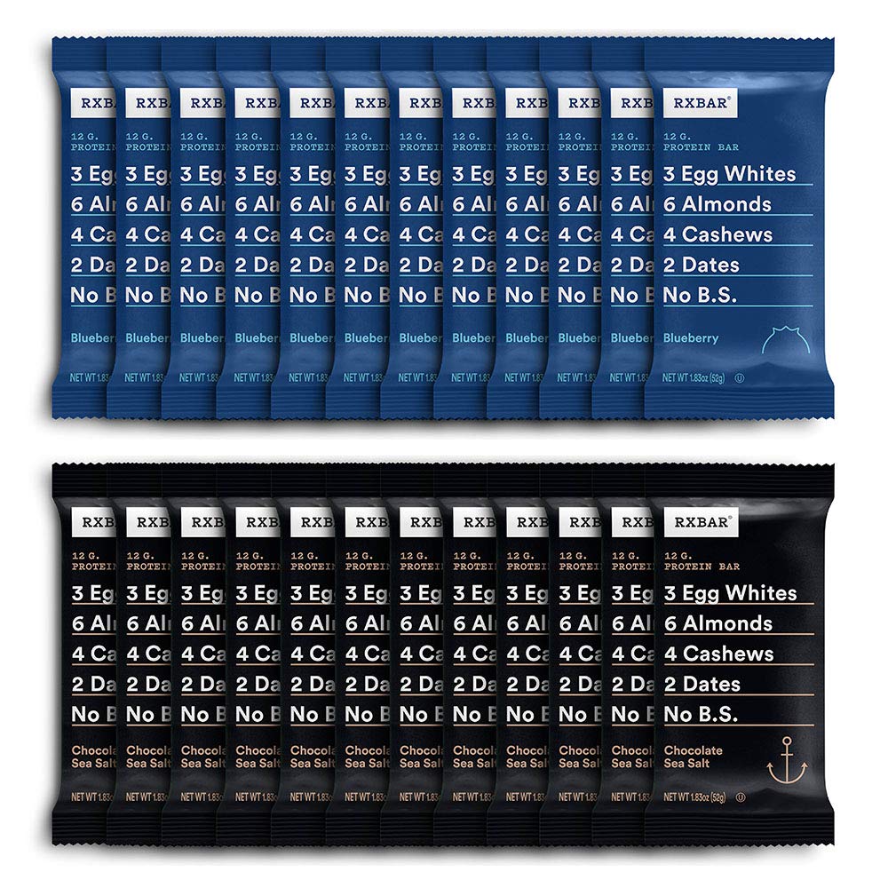 Rxbar Protein Bar, Variety Pack, 2 Flavors (24 Bars)