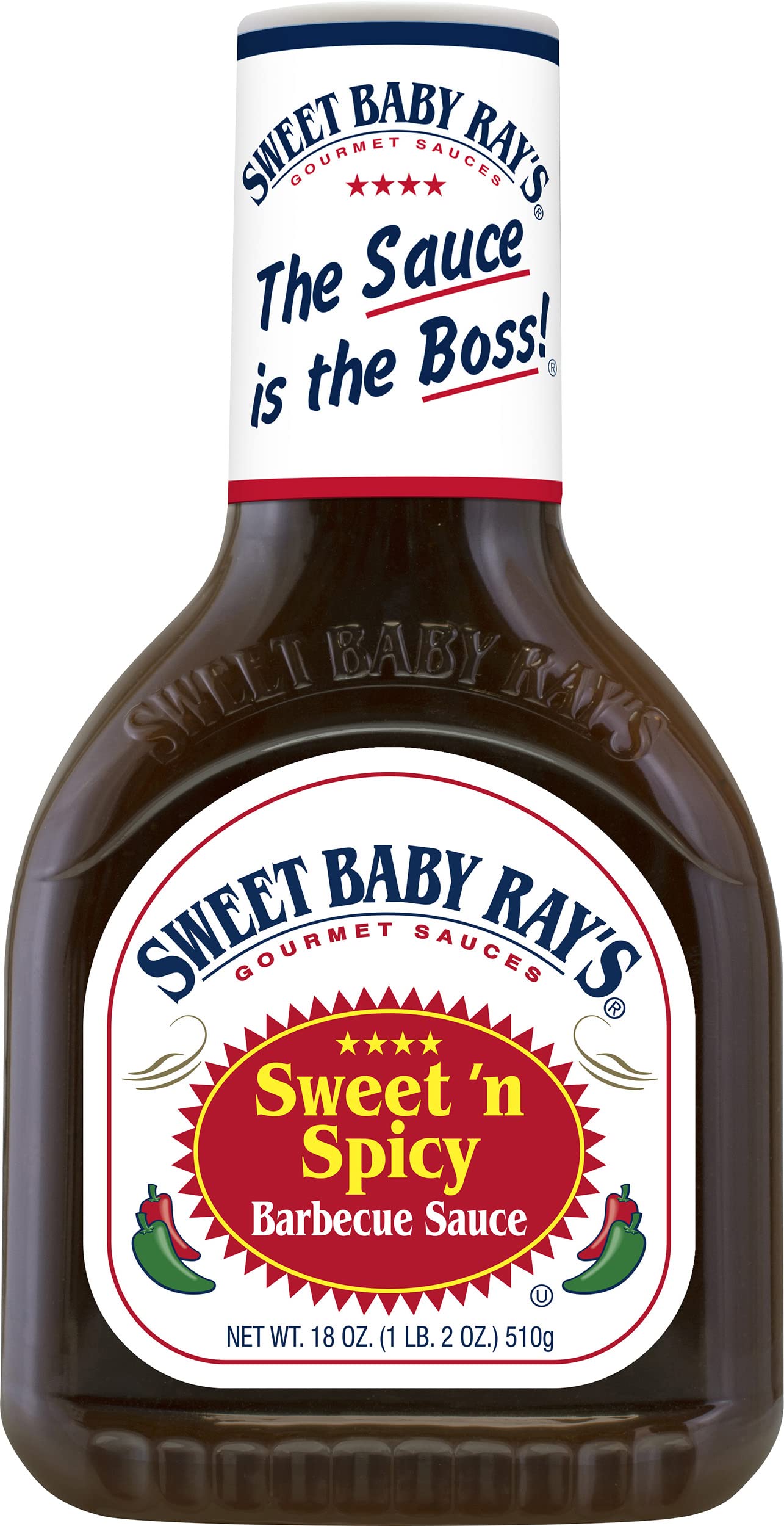 Sweet Baby Ray'S Variety Bbq Sauce Set - Honey, Hickory, And Sweet 'N Spicy - 18 Oz Bottles - Pack Of 3 For Flavorful Grilling A
