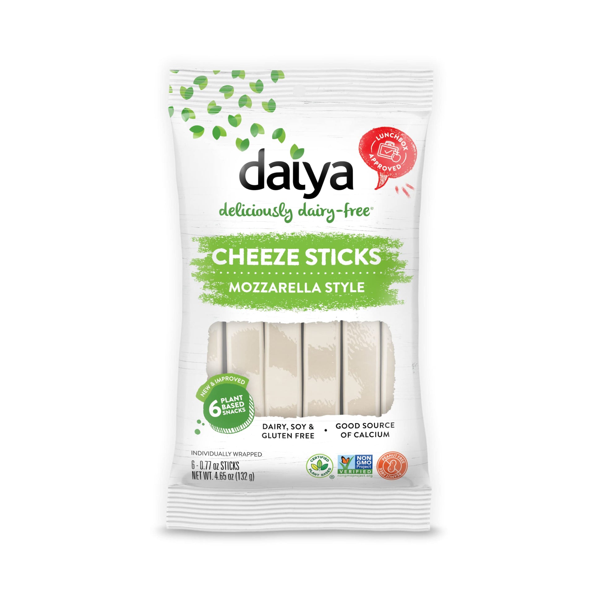 Daiya Dairy Free Mozzarella Style Vegan Cheese Sticks