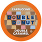 Double Donut Coffee Cappuccino Pods  Caramel Cappuccino  Single Serve for Keurig K Cups malt-inspired  24 Count