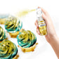 Edible Glitter Spray - Gold White Silver Luster Dust For Drinks, For Baking, Cake, Fondant, Chocolate, Candy, Icing, Dessert Dec