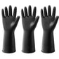 Thxtoms Dishwashing Gloves, 3 Pairs Reusable Latex Cleaning Gloves For Housework, Kitchen, Bathroom, Extra Large, Black