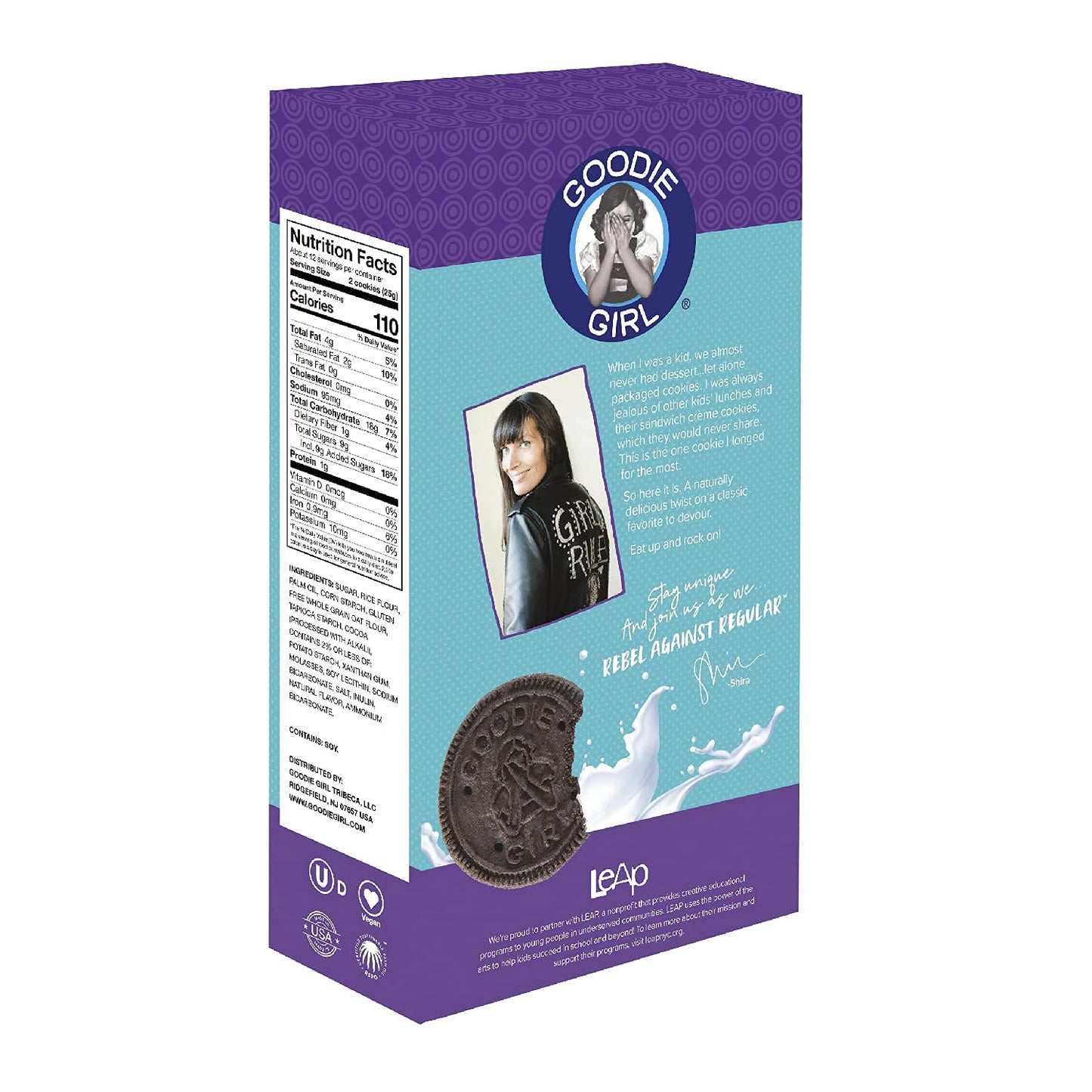Goodie Girl, Chocolate Creme Sandwich Cookies | Gluten Free | Peanut Free | Egg Free | Kosher (10.6Oz Boxes, Pack Of 3)