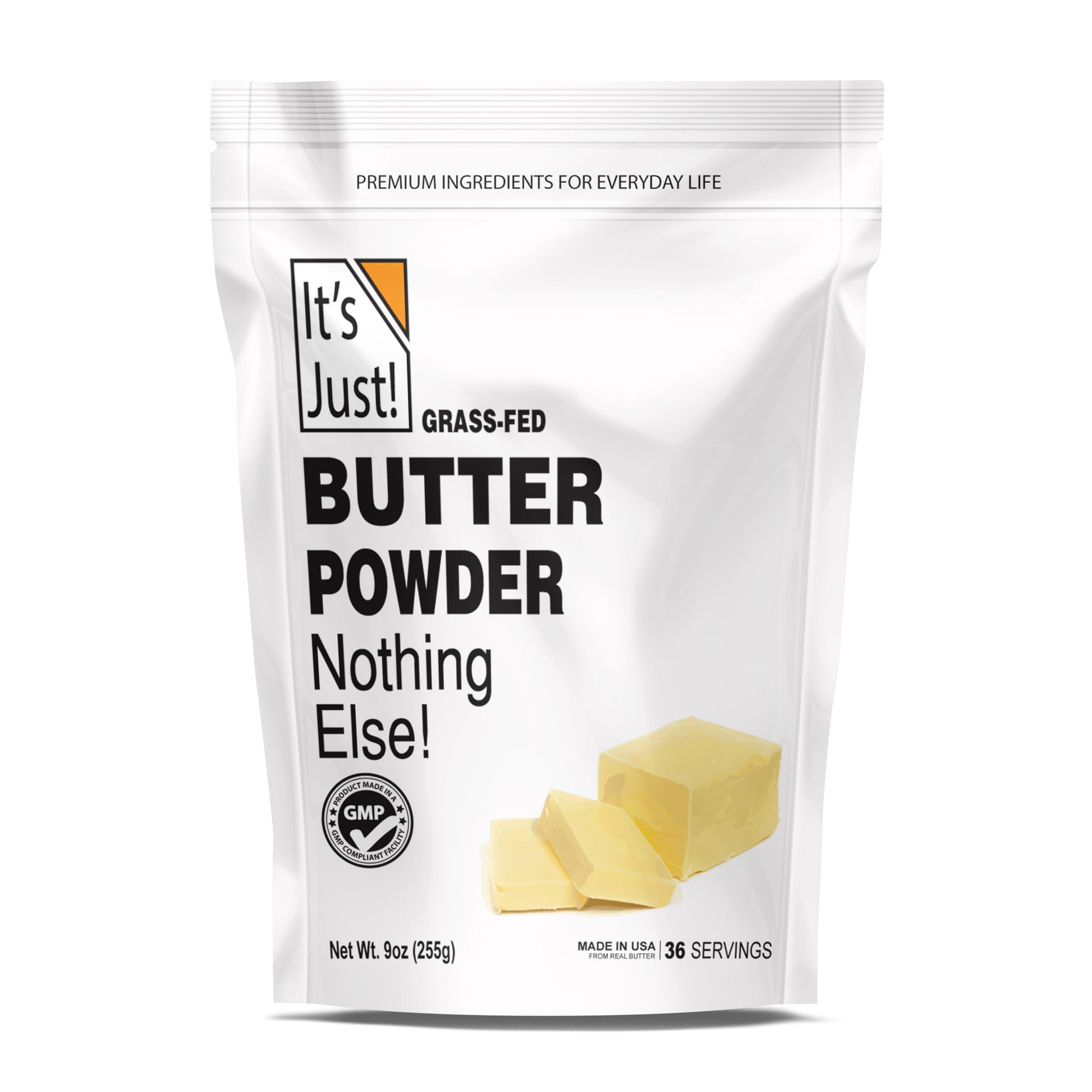 Its Just - GrassFed Butter Powder, Made from Real Butter, Made in USA, 9oz