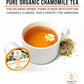 Teavity Organic Chamomile Tea Pods - Decaf, 24 Count, Compatible with Keurig