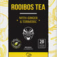 Soeos Ginger and Turmeric Tea, Caffeine Free Rooibos, 20 Teabags, 1.4oz (40g)