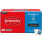 Community Coffee Breakfast Blend Medium Roast Coffee Pods, 60 Count, Compatible with Keurig 2.0 K-Cup Brewers
