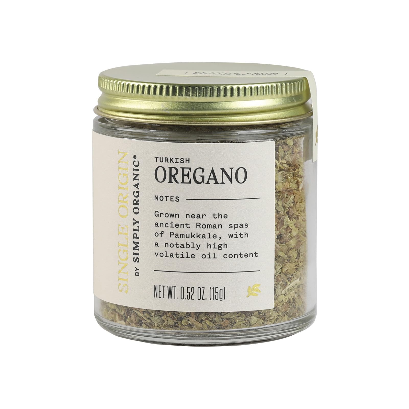 Simply Organic Single Origin Turkish Oregano, Organic, 0.52 Ounce