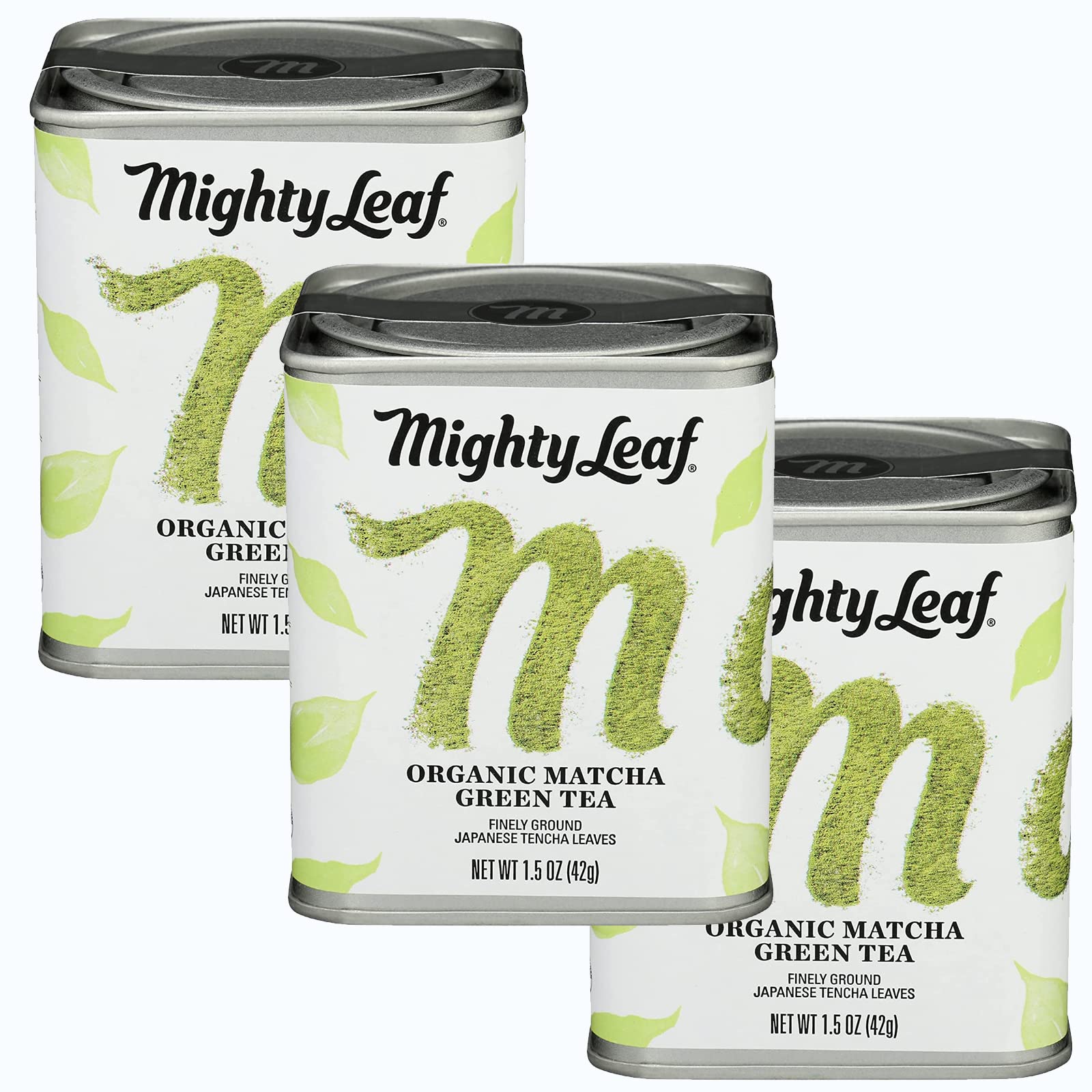 Mighty Leaf Organic Matcha Green Tea  1.5 Oz Ea  3 Pack