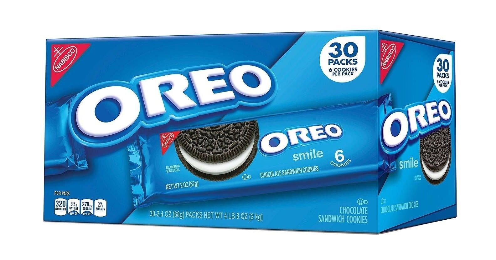 Nabisco Oreo, 30 Count (Pack Of 6)
