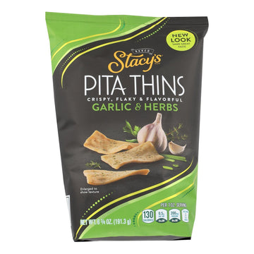 STACYS PITA CHIPS Perfectly Thymed Pita Crisps - 6.75 OZ - CS x8