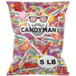 CANDYMAN Assorted Candy Variety Pack 5lbs of Pinata Stuffers  Bulk Candy for Party Favors Goodie Bags for Birthday Party  Candies in Bulk Individually Wrapped