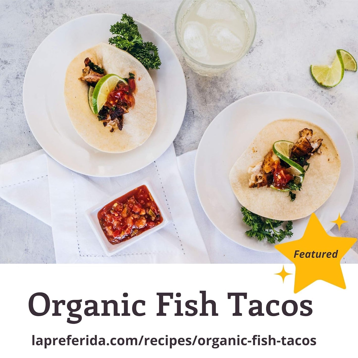 La Preferida Mexican Foods, Organic Fish Taco Seasoning, No Msg Or Artificial Preservatives, 1 Oz (Pack Of 12)