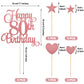 80Th Birthday Cake Decorations Set Include 80Th Birthday Candles Numeral 80 Cake Candles And Happy 80Th Birthday Cake Toppers Wi