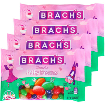 Brachsjelly Beans Candy Assorted Tantalizing Flavors For Kids And Adults, Individually Wrapped Colorful Vibrant Candy Jelly Bean