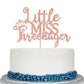 Colorfulparty Rose Gold Little Miss Threenager Cake Topper - Happy 3Rd Birthday Cake Decor - Cheers To 3 Years, Girls 3Rd Birthd