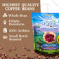 Subtle Earth Organic Coffee - Light Roast - Whole Bean Coffee - 100% Arabica Beans - Low Acidity And Non-Gmo - 2Lb Bag