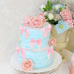 Keaziu 20 Pack Bow Cupcake Toppers Fabric and Card 2x0.05 Pink 4 for Birthday Party Decorations