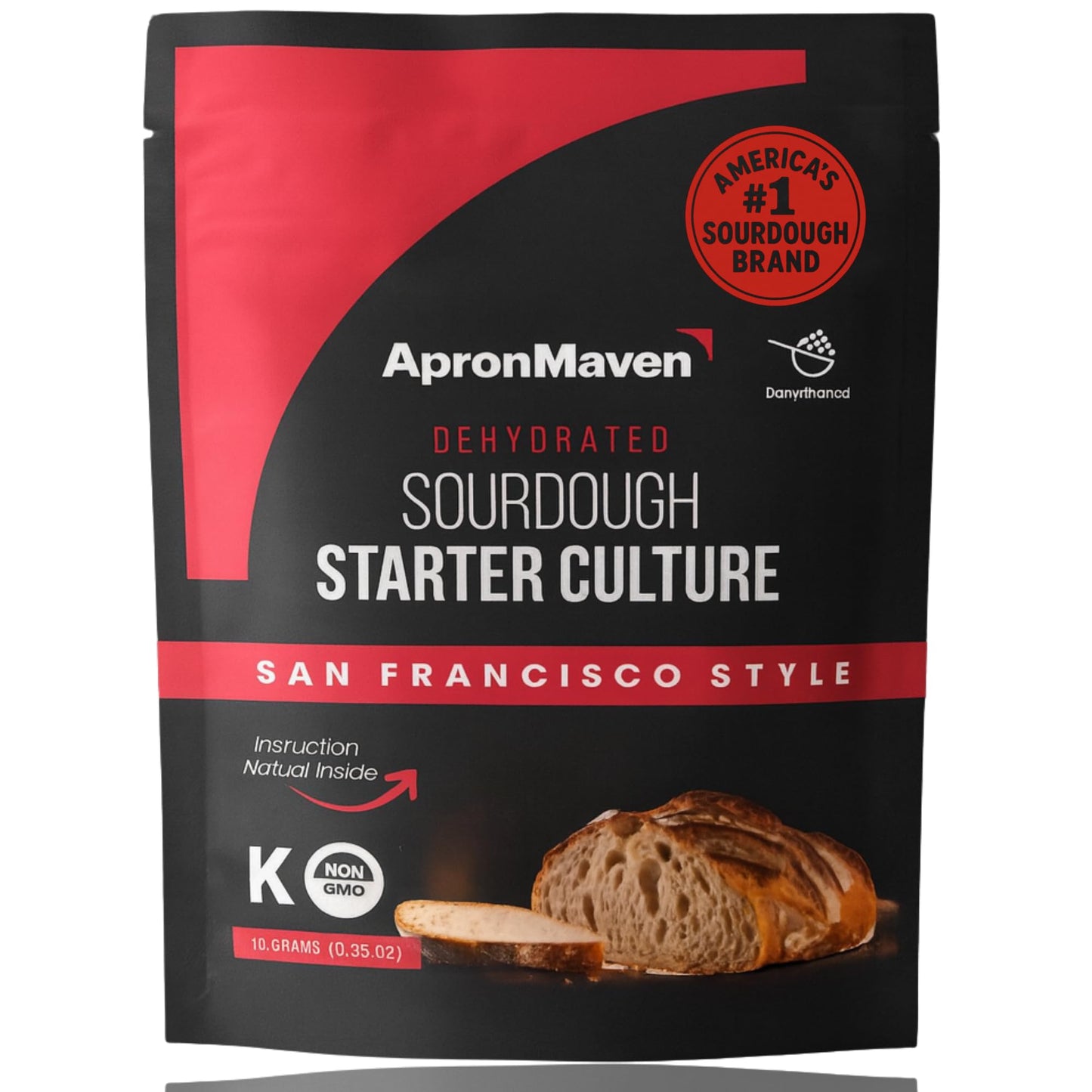 Apron Maven Premium Sourdough Starter Culture - San Francisco Style, 0.35 Ounce