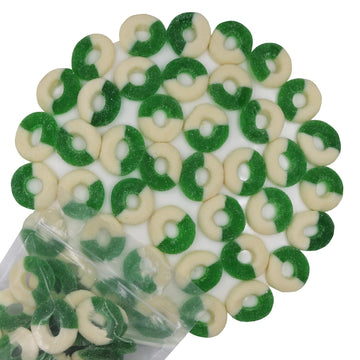 Firstchoicecandy Gummy Rings (Green Apple, 2.2 Pound (Pack Of 1))