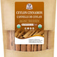 52USA Organic Ceylon Cinnamon Sticks, Whole Cinnamon Sticks, 1 Ounce, Vegan, Non-GMO, True Cinnamon from Sri Lanka
