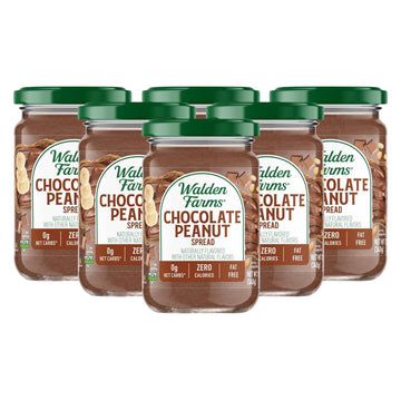 Walden Farms Chocolate Peanut Spread 12 Oz (Pack of 6)
