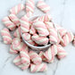The Hampton Candy Company Pink & White Marshmallow Twists, 8.8 Oz. Bag, Pink Candy, Bulk Marshmallows, Docile sold by The Hampto