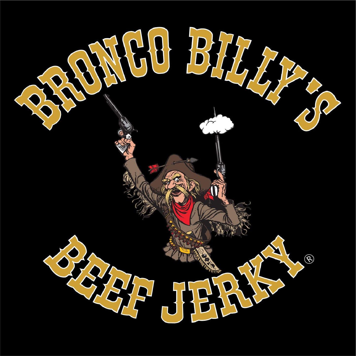 Bronco Billy'S Beef Jerky Teriyaki Half Pound Resealable Bag, Made In Usa With Premium Usda Beef, Hand Cut, Hand Strung, Hand Pa