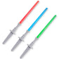 Super Z Outlet Light Sabre Cupcake Toppers - 12 Pack, 4 Tall, Assorted Colors, Plastic Picks for Birthday Parties and Events