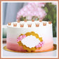 Fulanfudi Mini Crown Cake Topper Set, 16pcs, Rhinestone, Alloy, Small, Rose Gold, Baby Shower, Princess Birthday Decorations